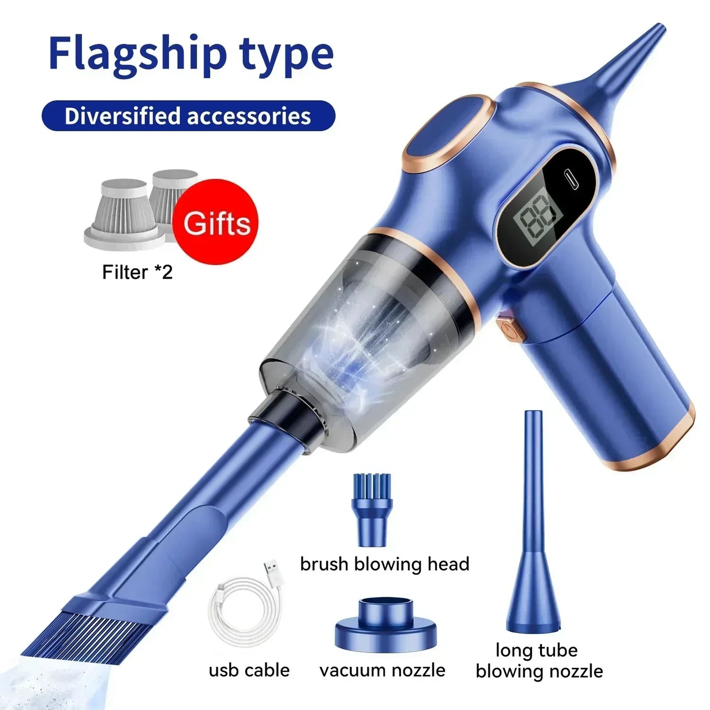 Xiomi 9500000Pa Handheld Wireless Vacuum Cleaner Cordless Portable Cleaning Versatile Home and Car Use Bigsuction Vacuum Cleaner