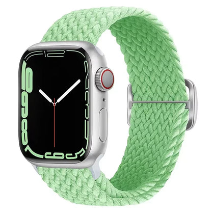 Braided Loop for  Watch Strap 44Mm 40Mm 45Mm 41Mm 42Mm 38Mm 49Mm Elastic Solo Bracelet Iwatch Series 7 Se 3 6 Ultra 8 Band