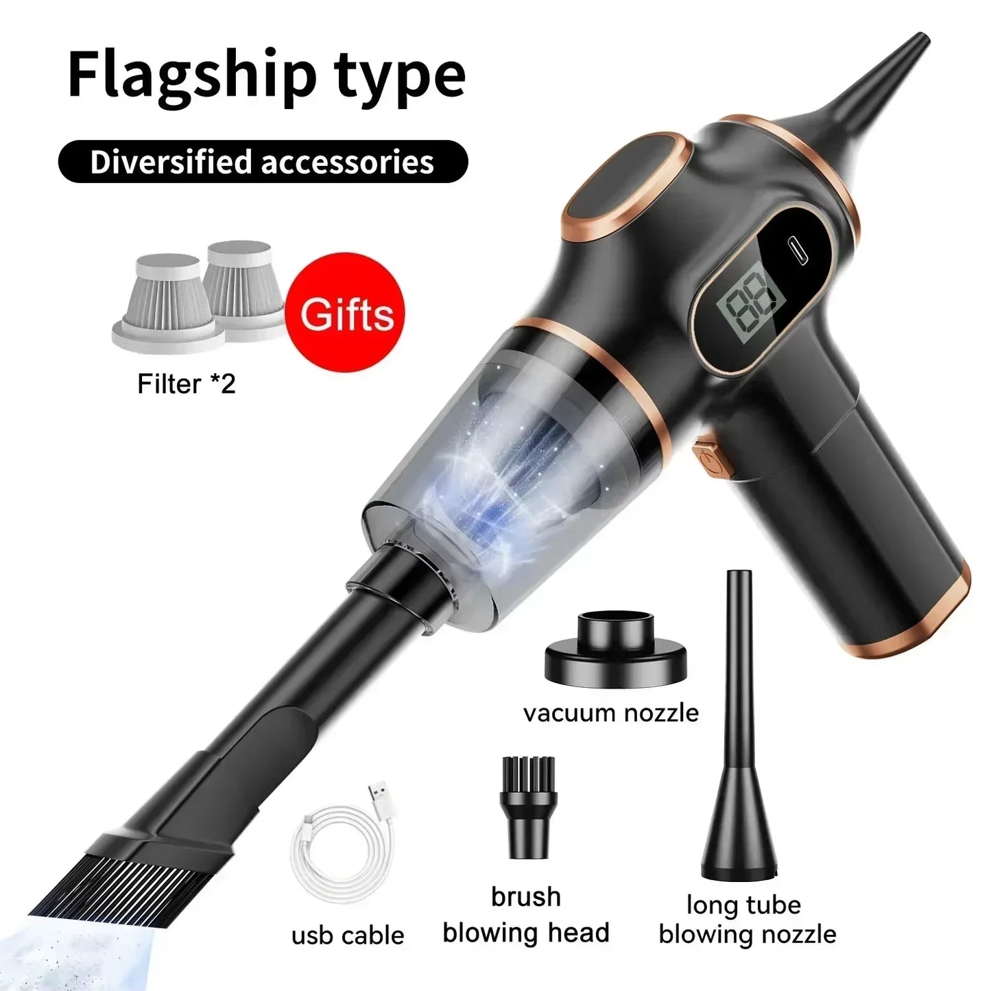 Xiomi 9500000Pa Handheld Wireless Vacuum Cleaner Cordless Portable Cleaning Versatile Home and Car Use Bigsuction Vacuum Cleaner