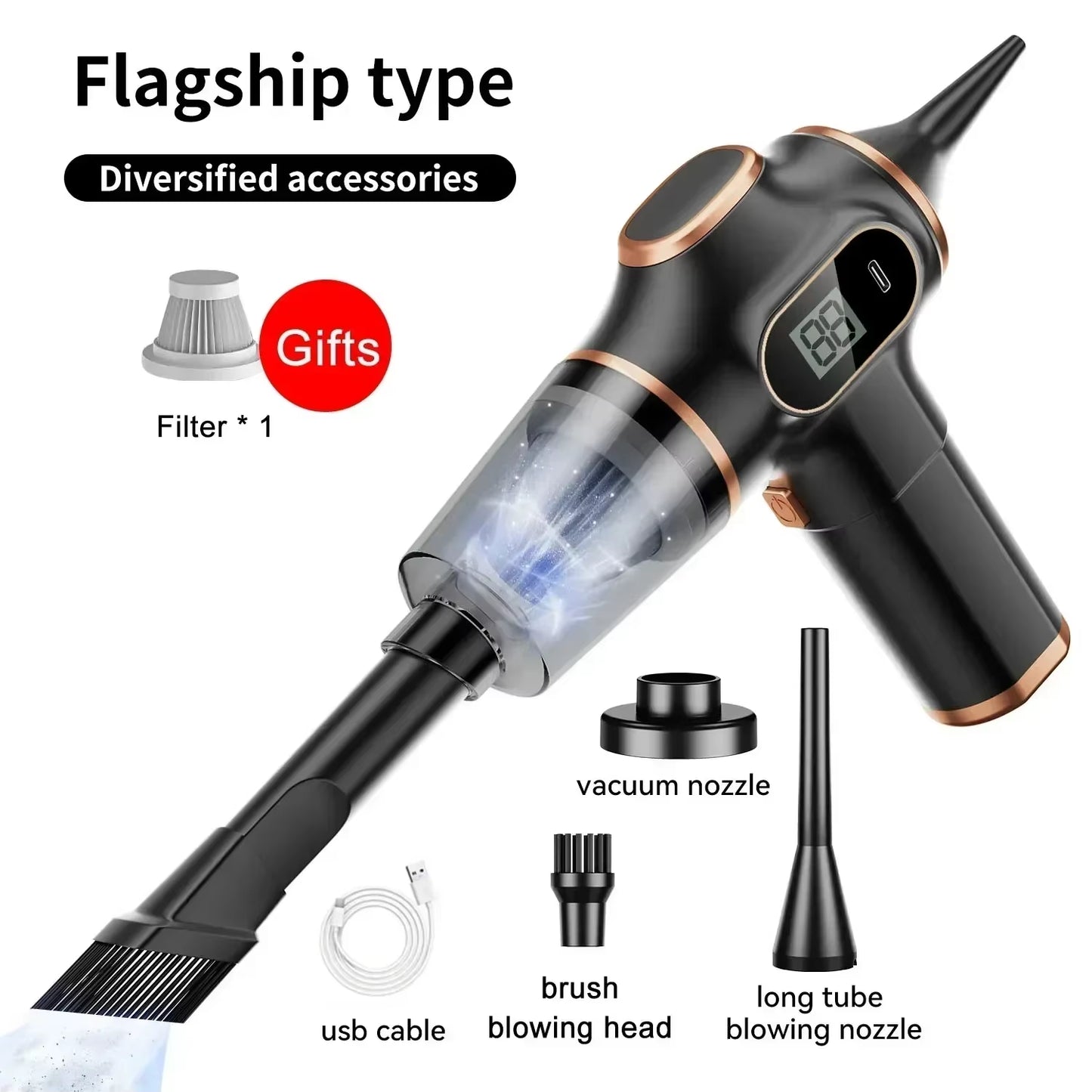 Xiomi 9500000Pa Handheld Wireless Vacuum Cleaner Cordless Portable Cleaning Versatile Home and Car Use Bigsuction Vacuum Cleaner